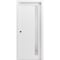 Vdomdoors Solid French Double Doors 36 x 80in, Matte Black W/ Frosted Glass, Closet Bedroom Sturdy Doors SETE6933DD-BLK-36 - alternate 1